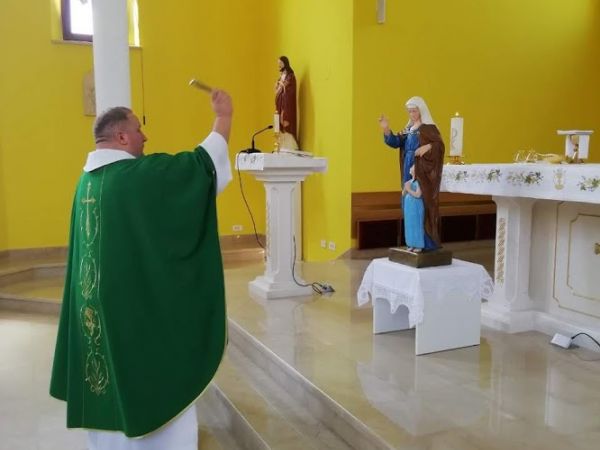 Donji Lapac: Blagoslov kipa Male Gospe