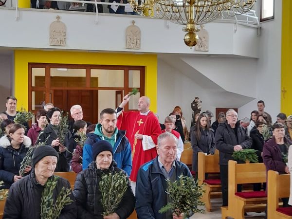 Proslava Cvjetne nedjelje u župi